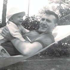 Dad and Garth, 1960