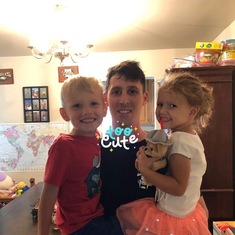 Anthony and his kids