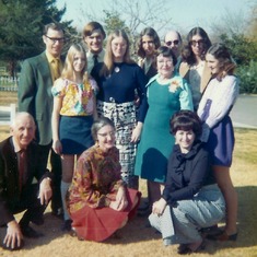 A family get together in Lodi. 1970's