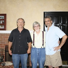Photo taken at Dan and Sherene's house in San Jose. On the left Randy Orloff and Dan Orloff on the right. June 2012