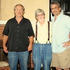 Photo taken at Dan and Sherene's house in San Jose. On the left Randy Orloff and Dan Orloff on the right. June 2012