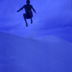 Harry at White Sands in 1967
