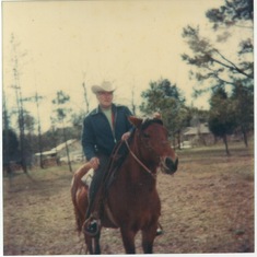 grandpa and his horse molly he had such an amazingly huge heart for animals