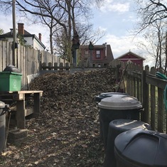 one of Hanks favorite garden task Composting!