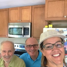 Our visit to dayi at his Kirkland home, July 2018
