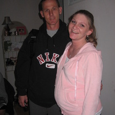 Hayden's parents. Kristi & Lee. This was taken the night before he was born. On the way to hospital