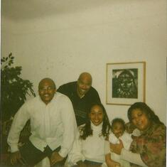 grandpa with leah, uncle aidoo, brittany, brianna and mama