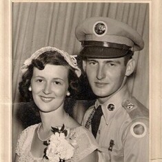 Mom & Dad's Wedding picture.