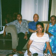 Dawn, JR, Ena & Heather in Barbados.