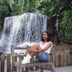 Heather in Jamaica early 1990's.