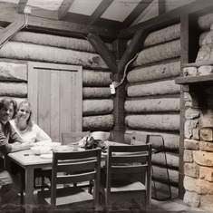 Stephen and Heather at cabin