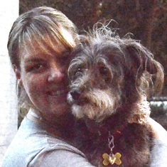 Heather and Chick at dog park