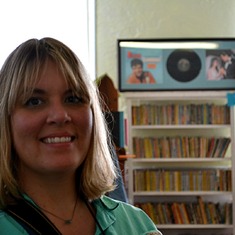 Heather at the Old Opera House Antique Shop in Arcadia, Florida, March 19, 2014