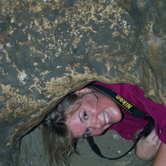 Heather cave exploring