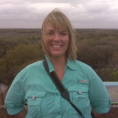 Heather atop Myakka River State Park canopy walk