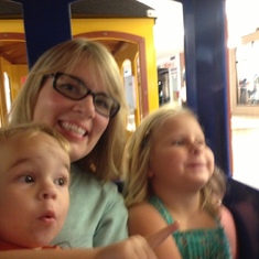 Heather and Ollie and Maisey at Countryside Mall 