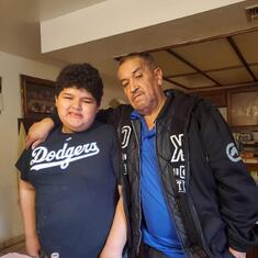 Hector with my nephew Andres.