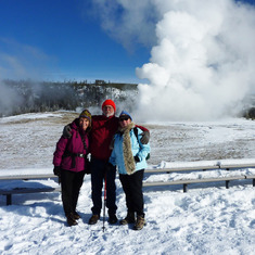 w Dusty and Jeanine in Yellowstone, 2009