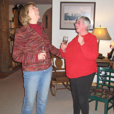 A Heide and Kathleen Chuckle at Whitefish