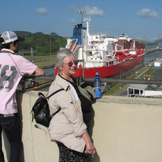 at Miraflores Locks, Panama, 2008
