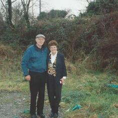 Neil & Helen at Coomacluse near Millstreet Helen`s old homestead