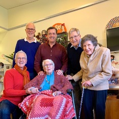 Graham, Margaret and Bill visit Helen