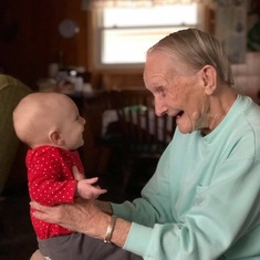 Great grandma and Ellenore 2018