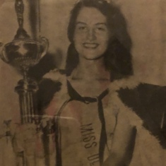 Helen was Miss Georgetown 1958