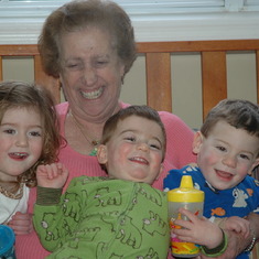 Yiayia making the grandkids laugh as usual
February 2010
