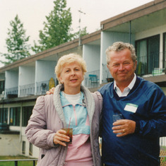 Helen and Bill Smyth, Europe 1987