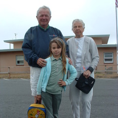 Bill, Kelly, Helen, Crescent City, CA Airport, 2008