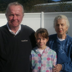 Bill, Kelly, Helen, Brookings, Oregon, Thanksgiving, November, 2010