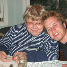 Grandma Helen and Matt Lemen