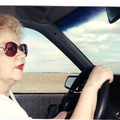 Mom driving.  I do not know the date nor location.