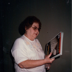 Mom at her house in Plattsburgh, NY