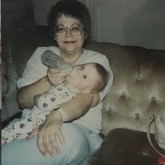 Mom and Alex - July 23,1992 @ noon