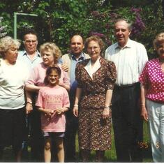 Helene with her German family