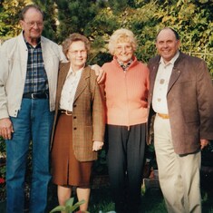 In Germany with her dear cousin Gert and his wife, Helga