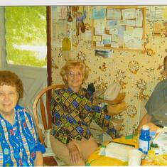 Aunt Eileen with Mom & Dad 2008
