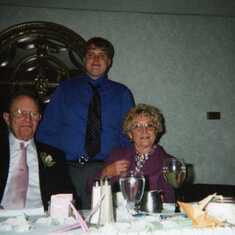 Mom, Dad, and Brian at Angel's wedding 2005