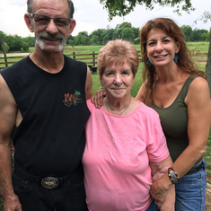 85th birthday – Helen with Kathy & Jeff, 2016