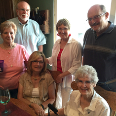 85th birthday – With friends from St. Aidan's Church in Olathe, 2016