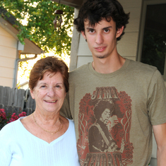 Helen & grandson Zach – July 4, 2008