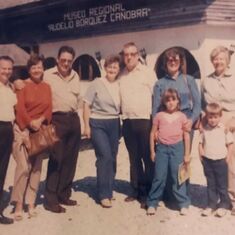 March 1985, Hellmuth, Reni &, Roni, Helga & Horst, Karin (Andrea & Pablo), Emmy.