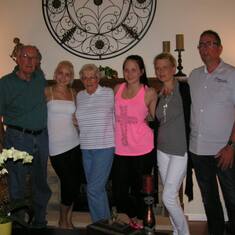 Helga's nephew Maik, his wife Ilke, and their daughters with Bill
