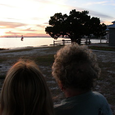 Mum and Sue, Shell Point Beach