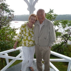Mom and Dad at Peaks Island, ME 2011