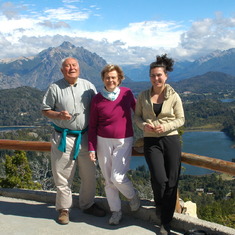 Hendrik, Magda and Karen - Bariloche 2005