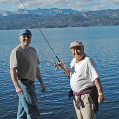 Fishing with Paul in Bariloche, Argentina 2007