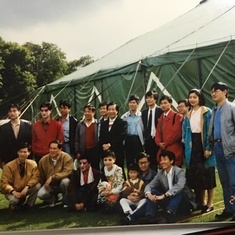 1993年在爱丁堡大学草坪上看完中国杂技